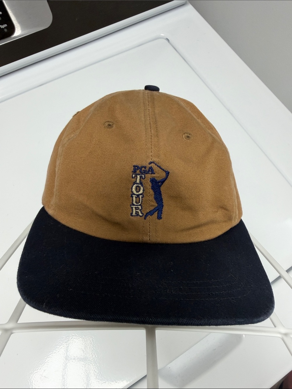PGA Tour Two-Tone Cap - Brown and Navy